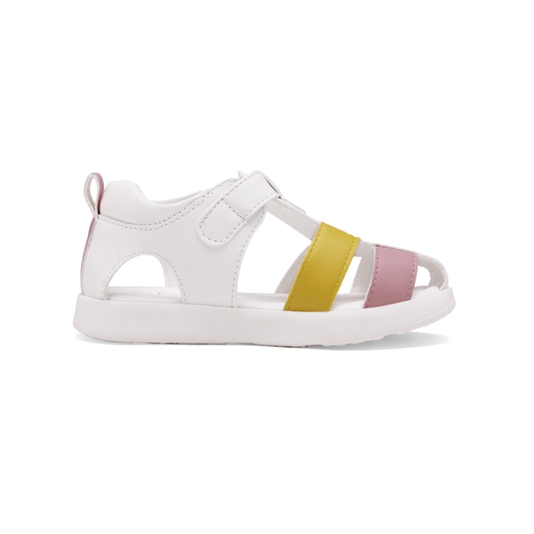Boys & Girls Closed Toe Sandals - YELLOW PINK - 2